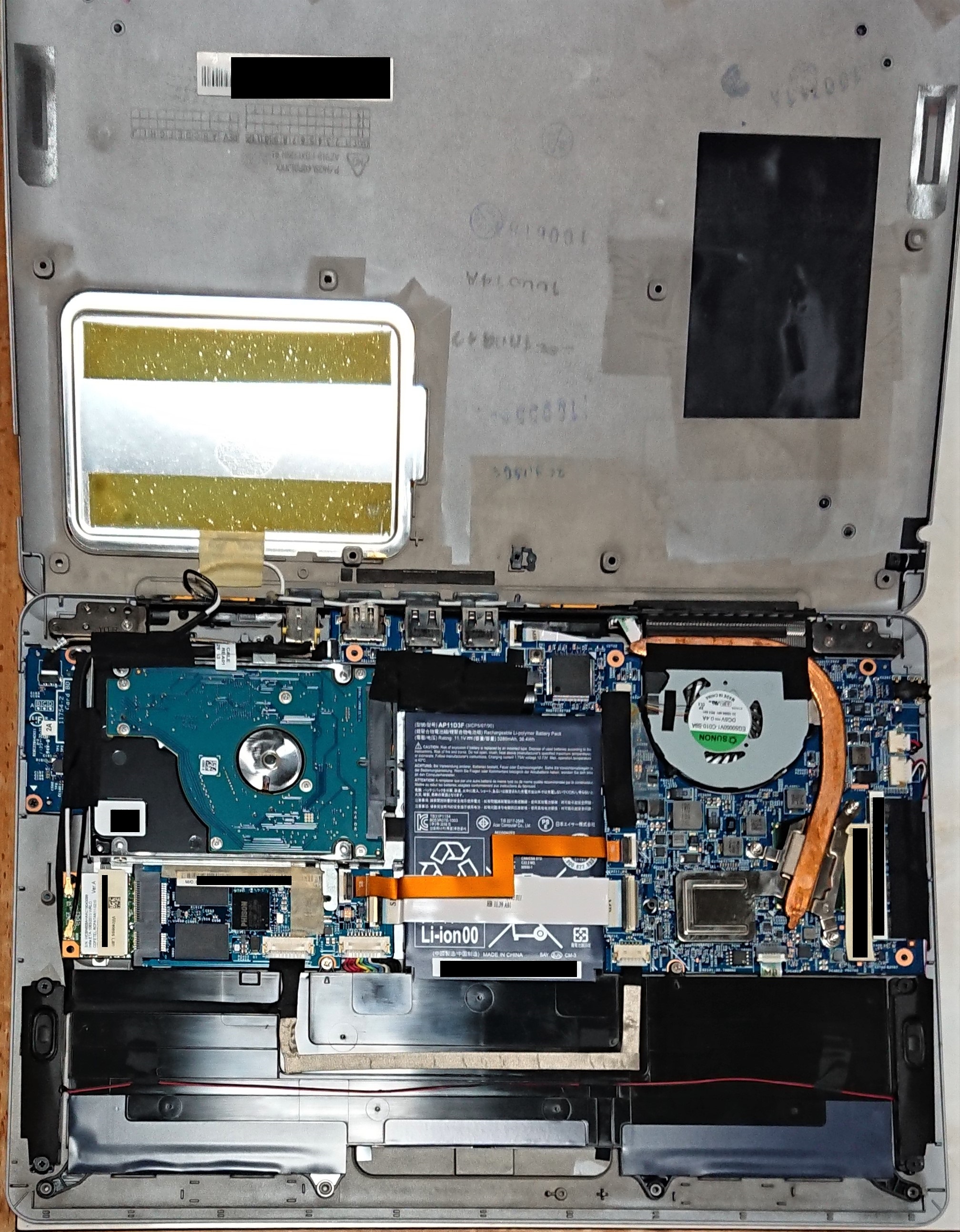 Acer Aspire S3-951-F34Cの内蔵HDDをSSDに換装 | 或るパラノイアの戯言「排他的論理和」……Yes Enter Reboot
